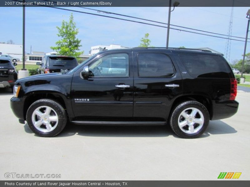 Black / Light Cashmere/Ebony 2007 Chevrolet Tahoe LTZ