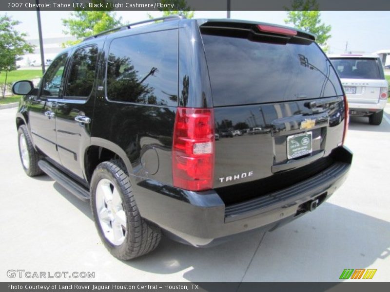 Black / Light Cashmere/Ebony 2007 Chevrolet Tahoe LTZ