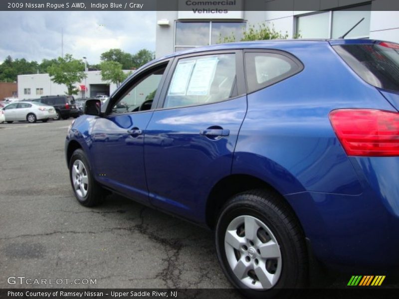 Indigo Blue / Gray 2009 Nissan Rogue S AWD