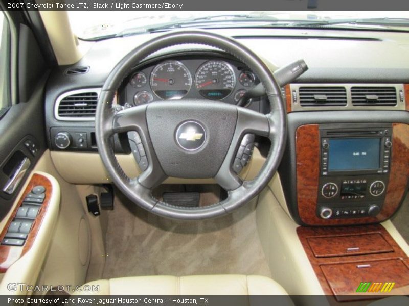 Black / Light Cashmere/Ebony 2007 Chevrolet Tahoe LTZ