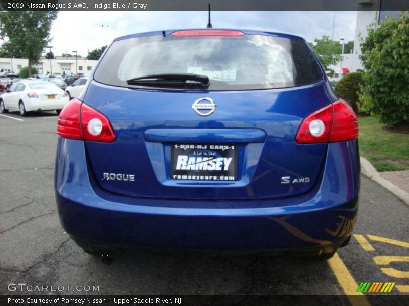 Indigo Blue / Gray 2009 Nissan Rogue S AWD