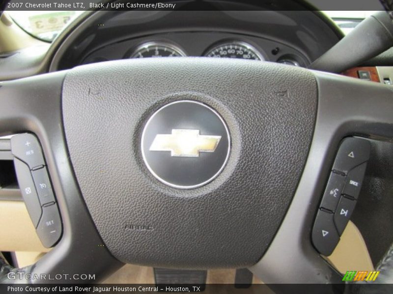 Black / Light Cashmere/Ebony 2007 Chevrolet Tahoe LTZ