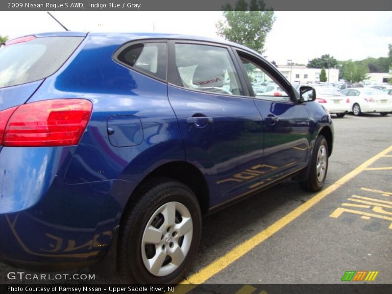 Indigo Blue / Gray 2009 Nissan Rogue S AWD