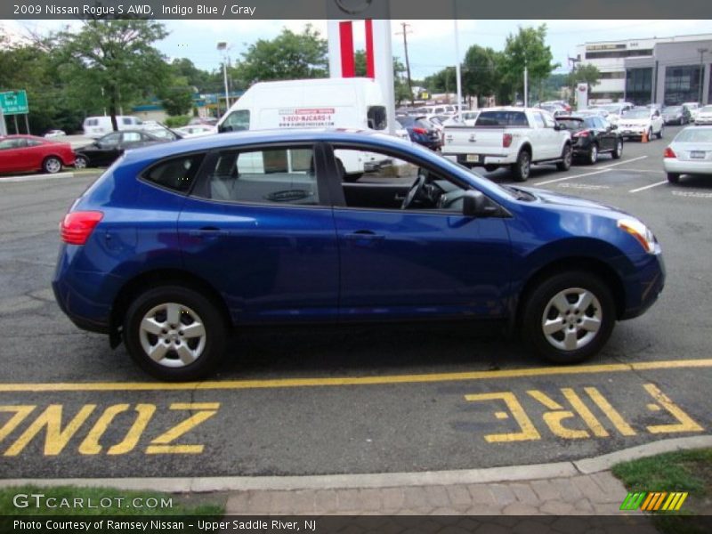 Indigo Blue / Gray 2009 Nissan Rogue S AWD