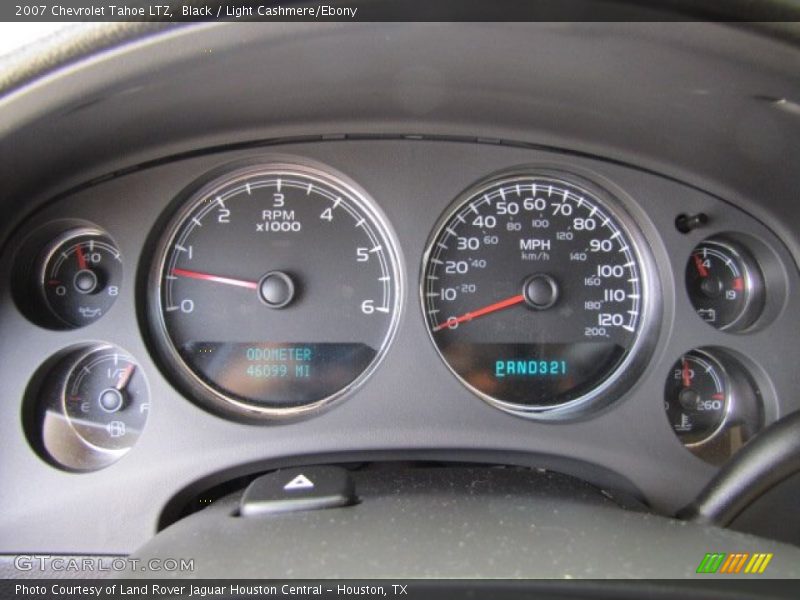 Black / Light Cashmere/Ebony 2007 Chevrolet Tahoe LTZ