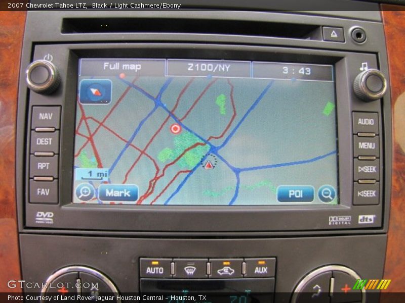 Black / Light Cashmere/Ebony 2007 Chevrolet Tahoe LTZ
