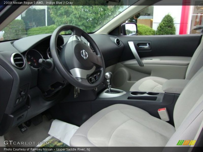 Indigo Blue / Gray 2009 Nissan Rogue S AWD
