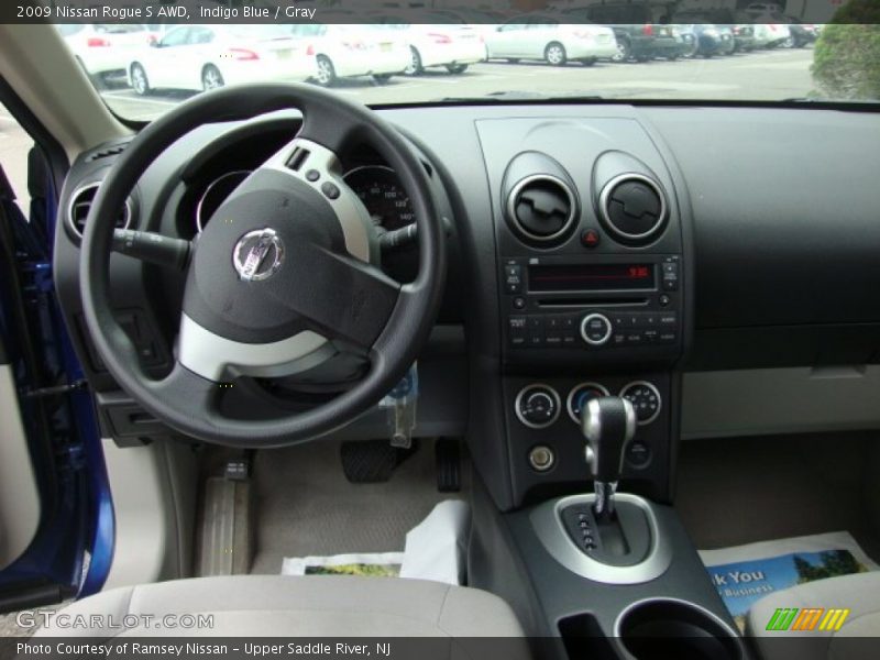 Indigo Blue / Gray 2009 Nissan Rogue S AWD