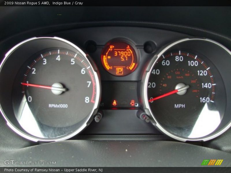 Indigo Blue / Gray 2009 Nissan Rogue S AWD