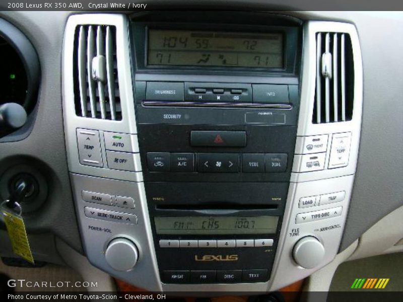 Crystal White / Ivory 2008 Lexus RX 350 AWD