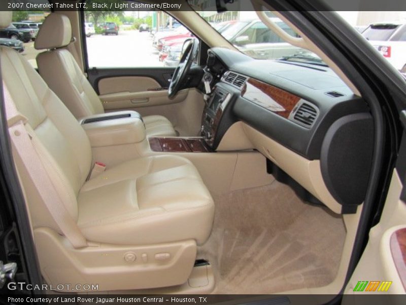 Black / Light Cashmere/Ebony 2007 Chevrolet Tahoe LTZ