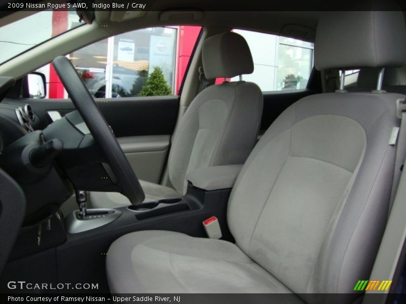 Indigo Blue / Gray 2009 Nissan Rogue S AWD