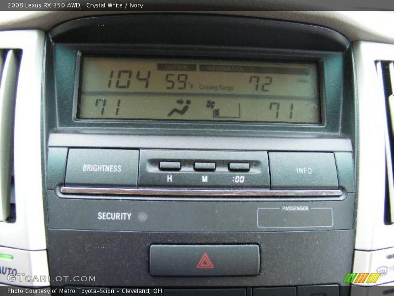 Crystal White / Ivory 2008 Lexus RX 350 AWD