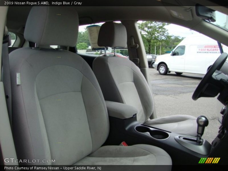 Indigo Blue / Gray 2009 Nissan Rogue S AWD