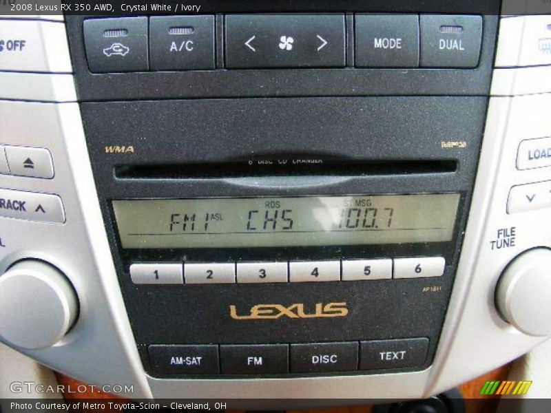 Crystal White / Ivory 2008 Lexus RX 350 AWD