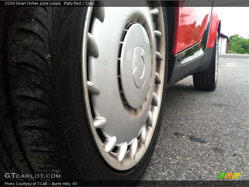 Rally Red / Gray 2009 Smart fortwo pure coupe