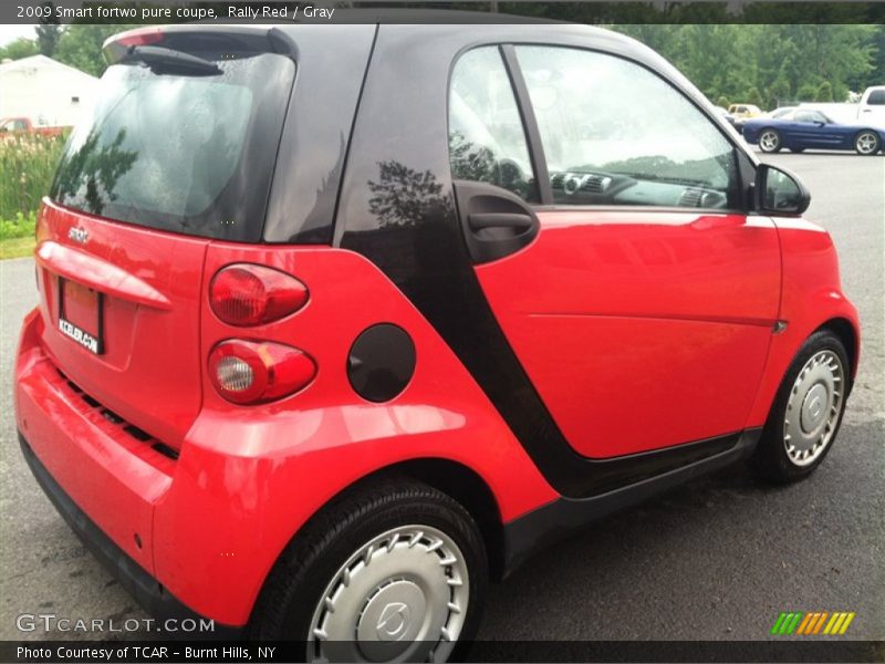 Rally Red / Gray 2009 Smart fortwo pure coupe