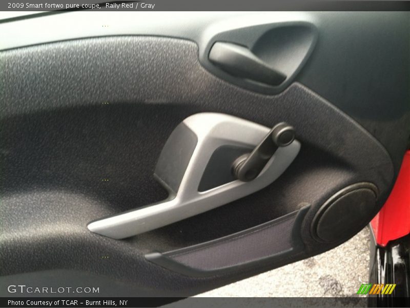 Rally Red / Gray 2009 Smart fortwo pure coupe