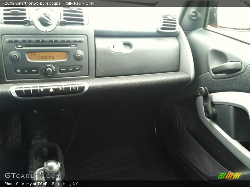 Rally Red / Gray 2009 Smart fortwo pure coupe