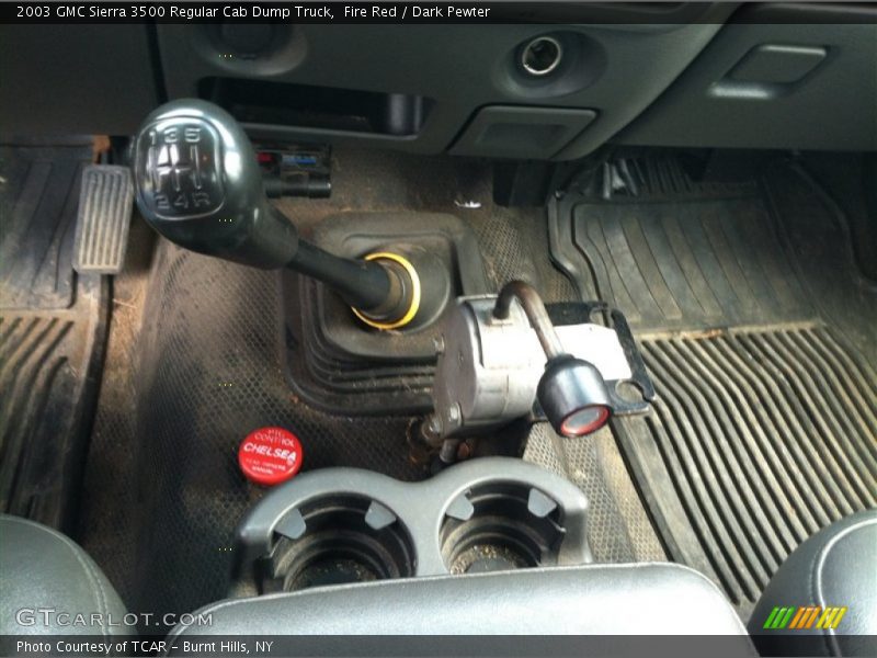 Fire Red / Dark Pewter 2003 GMC Sierra 3500 Regular Cab Dump Truck