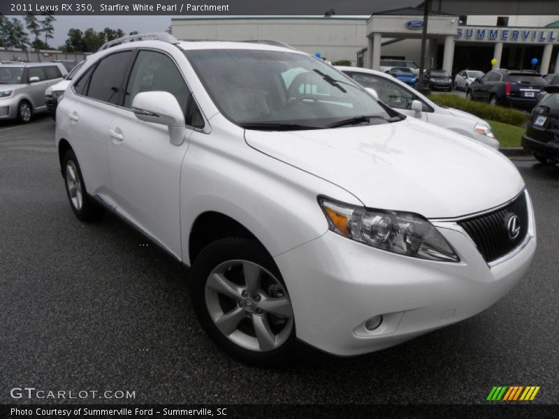 Starfire White Pearl / Parchment 2011 Lexus RX 350