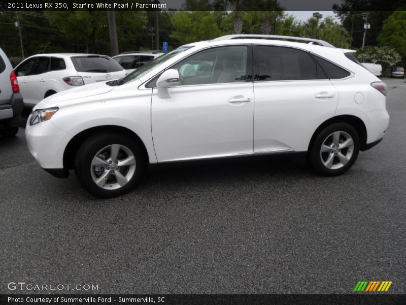 Starfire White Pearl / Parchment 2011 Lexus RX 350
