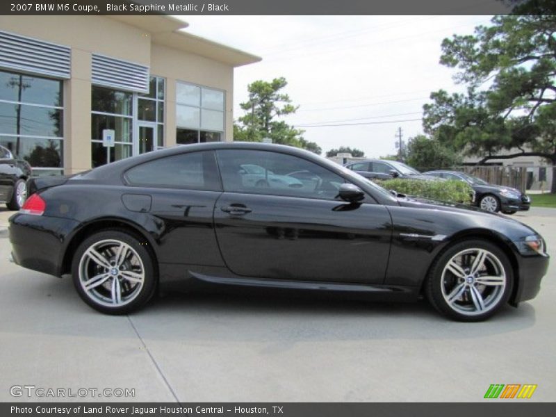 Black Sapphire Metallic / Black 2007 BMW M6 Coupe