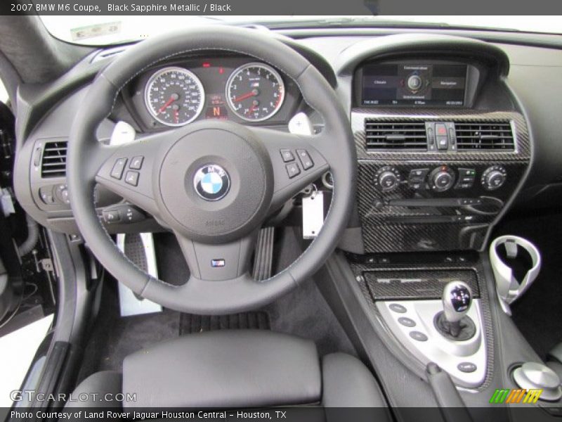 Black Sapphire Metallic / Black 2007 BMW M6 Coupe