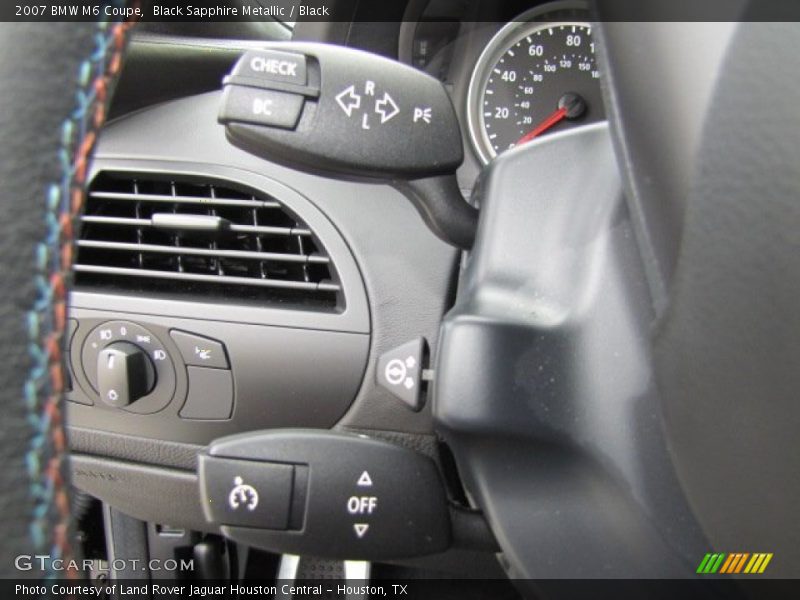 Black Sapphire Metallic / Black 2007 BMW M6 Coupe