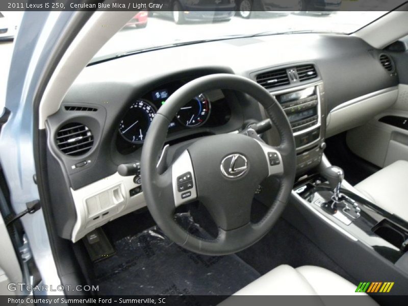 Cerulean Blue Mica / Light Gray 2011 Lexus IS 250