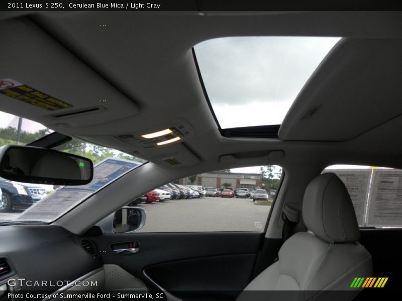 Cerulean Blue Mica / Light Gray 2011 Lexus IS 250
