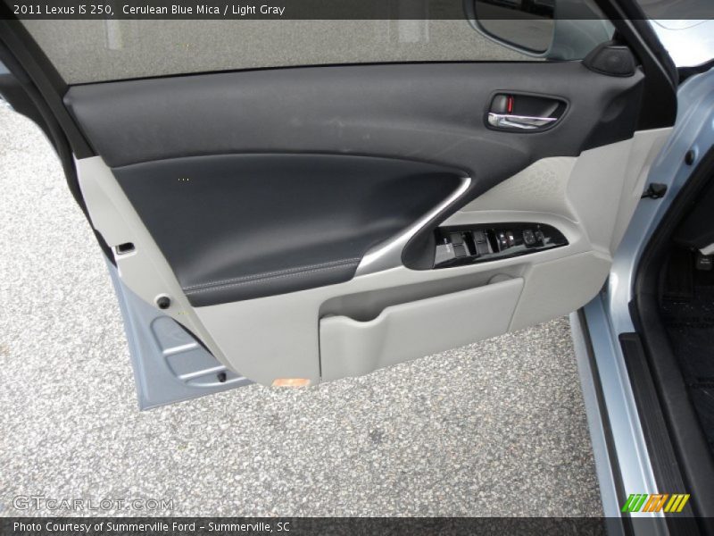 Cerulean Blue Mica / Light Gray 2011 Lexus IS 250