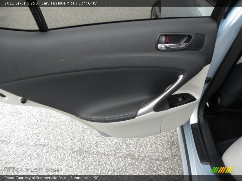 Cerulean Blue Mica / Light Gray 2011 Lexus IS 250