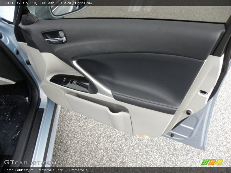 Cerulean Blue Mica / Light Gray 2011 Lexus IS 250