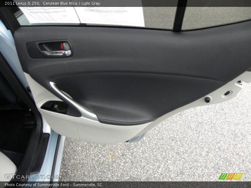 Cerulean Blue Mica / Light Gray 2011 Lexus IS 250