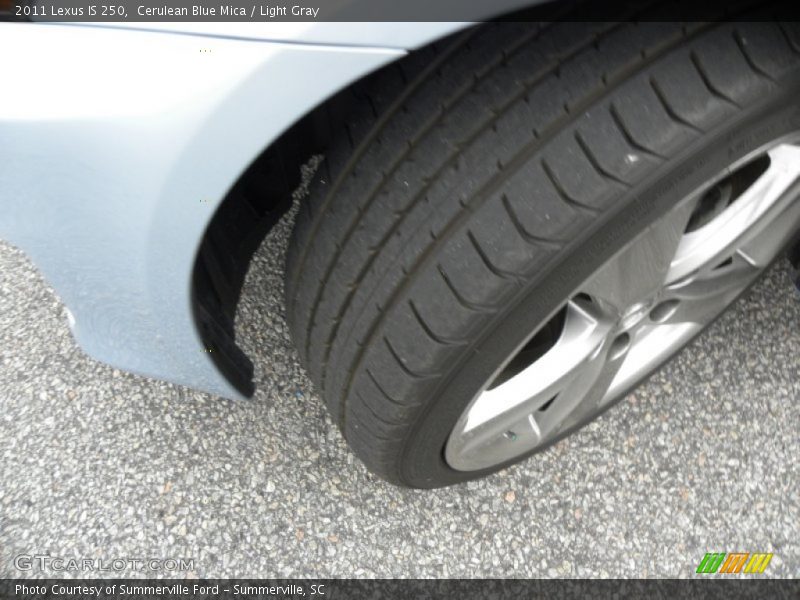 Cerulean Blue Mica / Light Gray 2011 Lexus IS 250