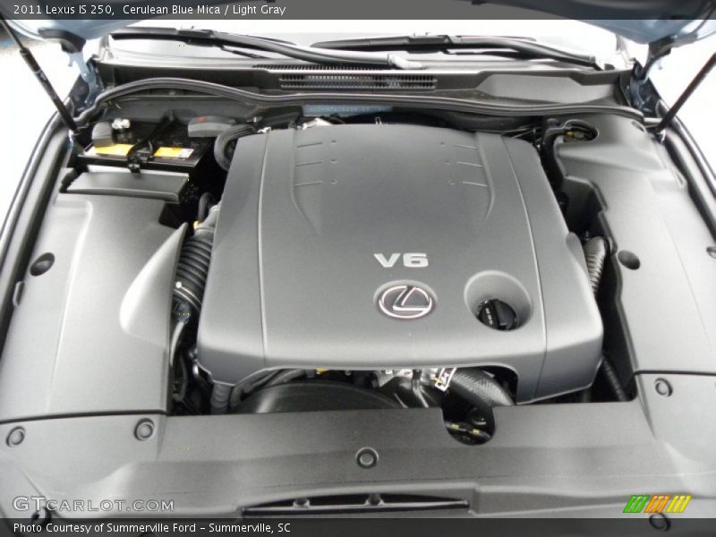 Cerulean Blue Mica / Light Gray 2011 Lexus IS 250