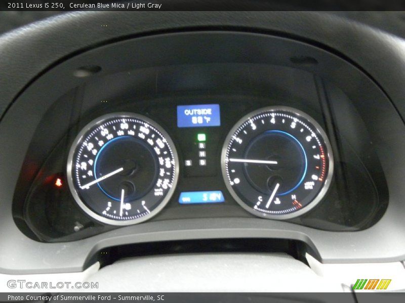 Cerulean Blue Mica / Light Gray 2011 Lexus IS 250