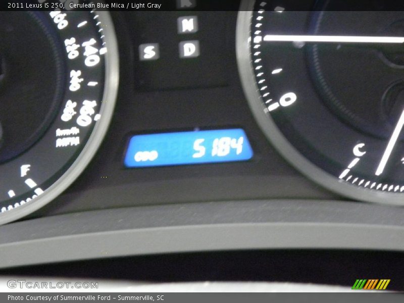 Cerulean Blue Mica / Light Gray 2011 Lexus IS 250