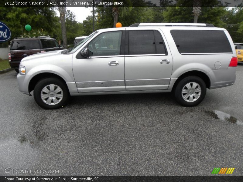 Ingot Silver Metallic / Charcoal Black 2012 Lincoln Navigator L 4x2