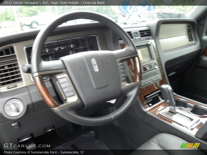 Ingot Silver Metallic / Charcoal Black 2012 Lincoln Navigator L 4x2