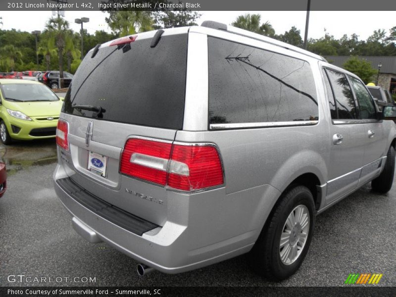 Ingot Silver Metallic / Charcoal Black 2012 Lincoln Navigator L 4x2