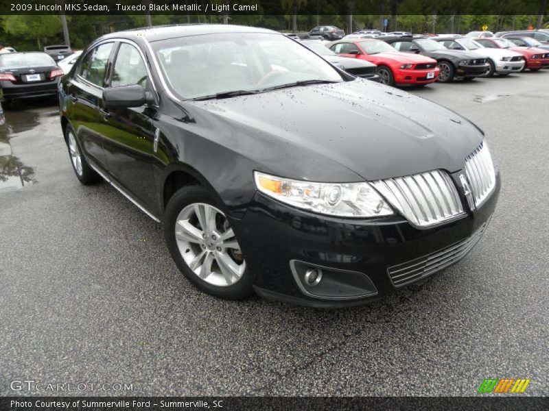 Tuxedo Black Metallic / Light Camel 2009 Lincoln MKS Sedan