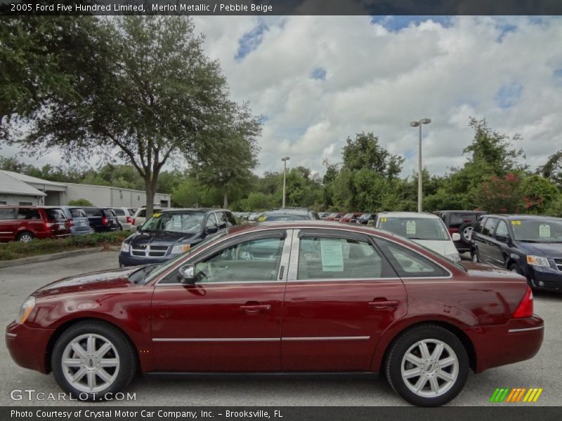 Merlot Metallic / Pebble Beige 2005 Ford Five Hundred Limited