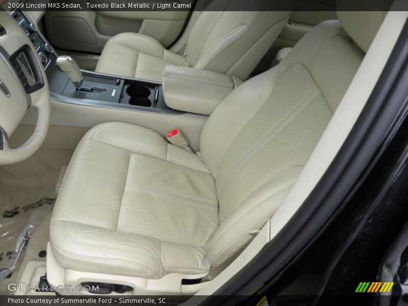 Tuxedo Black Metallic / Light Camel 2009 Lincoln MKS Sedan