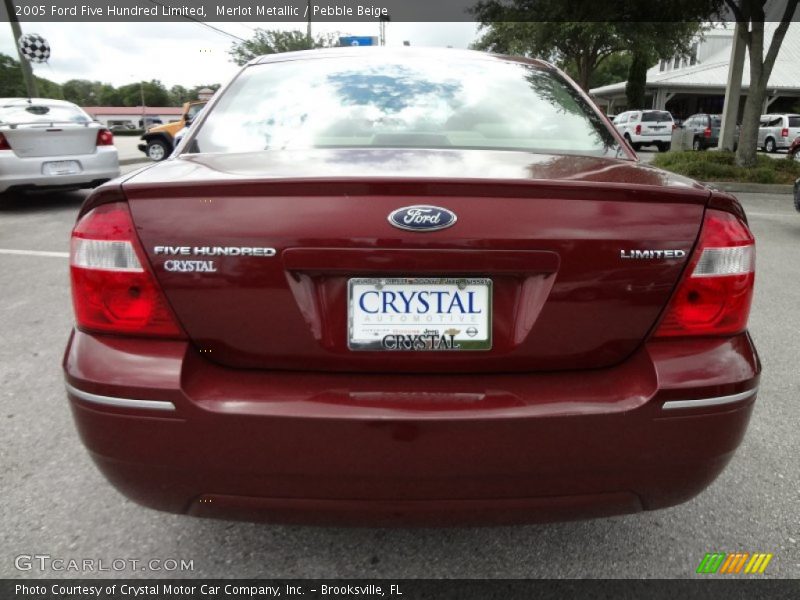 Merlot Metallic / Pebble Beige 2005 Ford Five Hundred Limited