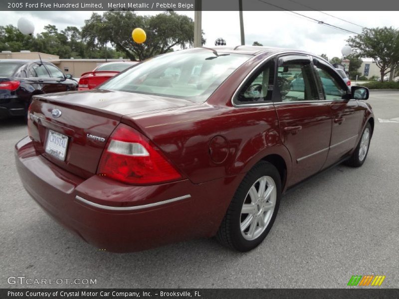 Merlot Metallic / Pebble Beige 2005 Ford Five Hundred Limited