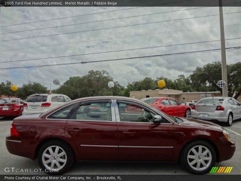 Merlot Metallic / Pebble Beige 2005 Ford Five Hundred Limited