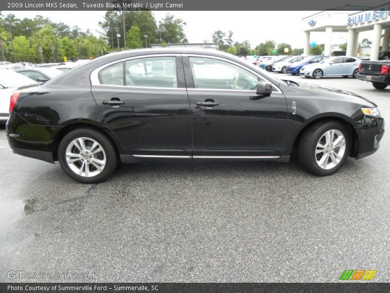 Tuxedo Black Metallic / Light Camel 2009 Lincoln MKS Sedan