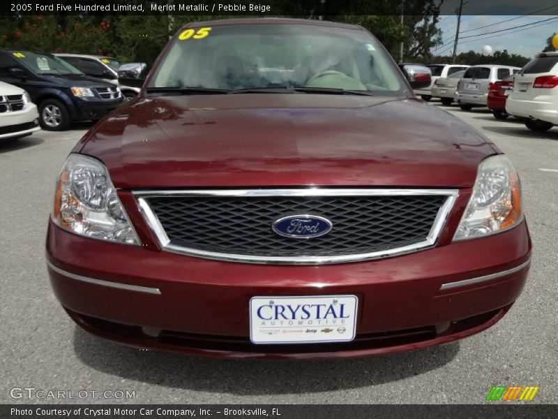 Merlot Metallic / Pebble Beige 2005 Ford Five Hundred Limited